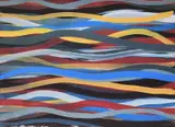 Sol LeWitt, Ohne Titel (Brushstrokes: Horizontal and Vertical), 1996, Fotolithografie auf Bütten