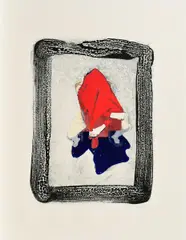 Ohne Titel by Norbert Tadeusz, 1993, Farblithografie auf Hahnemühle (Wasserzeichen), sold Oct 2018