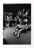 Will McBride, "Hair darsteller in Pappkartons", 1968, Gelatinesilberabzug