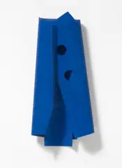 Manfred Muller, Auktion 422, Los 798, 1998, Dispersion auf ausgestanztem und gefaltetem schwarzen Karton
