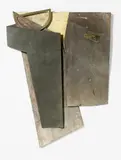 Manfred Muller, Auktion 422, Los 796, 1987, Collage auf Holzplatte