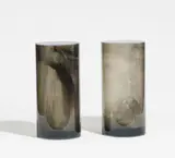 Erich Reusch, Auktion 422, Los 842, 2014, Hochmikronisiertes Pigment in zwei Plexiglaszylindern