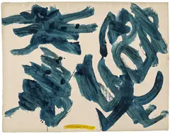 Ohne Titel by David Smith, 1959, Tinte auf Bütten (Unbekanntes Wasserzeichen), sold May 2019