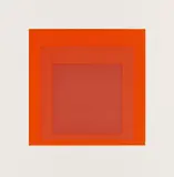 Auktion 422, Los 564 by Josef Albers, 1969, Farbserigrafie auf Karton, sold Dec 2018