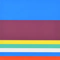 Camille Graeser, Ohne Titel, 1973, Farbserigrafie auf leichtem Karton