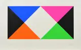 Max Bill, Ohne Titel, 1968, Farbserigrafie auf Japan
