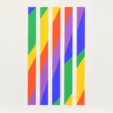 Verena Loewensberg, Ohne Titel, 1976, Farbserigrafie auf Büttenkarton