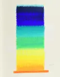 Heinz Mack, Licht und Farbe, 1998, Farbserigrafie auf Bütten