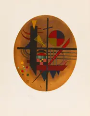 Wassily Kandinsky, Auktion 422, Los 534, 1925, Farbige Aquatintaradierung auf Velin
