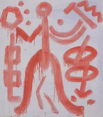 A. R. Penck, Auktion 419, Los 235, 1979, Kunstharzfarbe auf Leinwand