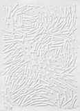 Auktion 422, Los 916 by Günther Uecker, 2003, Prägedruck auf Bütten, sold Dec 2018