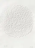 Auktion 422, Los 914 by Günther Uecker, 2002, Prägedruck auf handgeschöpftem Bütten, sold Dec 2018