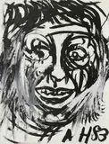 Antonius Hoeckelmann, Ohne Titel, 1983, Tusche und Gouache auf Papier