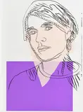 Andy Warhol Self-Portrait by Andy Warhol, Farbserigrafie auf leichtem Karton, sold Oct 2018