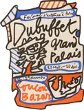 Jean Dubuffet, Festival d'automne à Paris, 1973, Farblithografie auf Velin