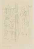 Christian Schad, Knutschologe, 1929, Lithografie auf Velin