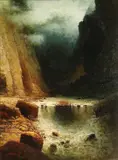 Alexander Nicholayevich Popoff, Ravine, Oil on canvas