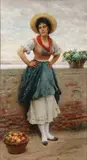 Eugen von Blaas, The Apple Seller