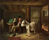 Charles Hunt II, Beauty and the Beast, 1879, Oil on canvas