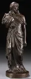 Charles Cumberworth, Mother and Child, Bronze with dark brown patina