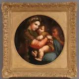 Raphael, Madonna della Sedia, Oil on canvas