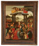 Domenico Ghirlandaio, Adoration of the Magi - circa 1488, Oil on cradled wood panel