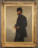 Joseph Alexander Ames, Portrait of Captain George H. Bush of the 13th Regiment of the Massachusetts Infantry (post mortem), Oil on canvas
