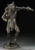 Dancing Indian by Charles Henry Humphriss, Bronze, offered May 2011