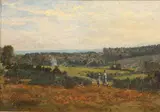 British School, Landscape with Figures