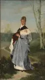 European School, Mother and Child in Landscape