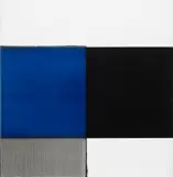 Callum Innes, Exposed Painting Cobalt Blue, 2008, oil on canvas