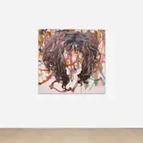 Jim Shaw, Untitled (Red Hair), 2007, oil on canvas, mounted on board