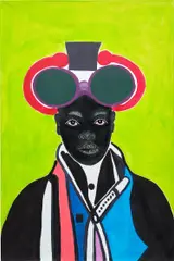 Zanele Muholi, Alakhe, 2021, acrylic on canvas
