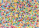 5133. Will pass that time (from The Currency) by Damien Hirst, 2016, one shot enamel paint on handmade paper, offered Dec 2022
