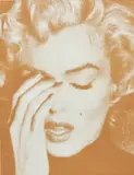 Russell Young, Marilyn Crying, 2013, acrylic, silkscreen, enamel and diamond dust on linen