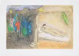 Hyménée, from Daphnis et Chloé (Daphnis and Chloé) (M. 349, C. 46) by Marc Chagall, 1961, Lithograph in colours, on Arches paper, with full margins, sold Jan 2022