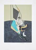 Trois études de dos d'homme (after, Three Studies of the Male Back 1970): centre panel (S. 21, T. 21) by Francis Bacon, 1987, Lithograph in colours, on Arches paper, with full margins, sold Jan 2022