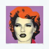Banksy, Kate Moss (Purple/Orange), 2005, Screenprint in colours, on wove paper, with full margins