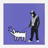 Banksy, Choose Your Weapon (Dark Purple)