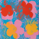 Flowers (F. & S. 66) by Andy Warhol, 1970, Screenprint in colours, on wove paper, the full sheet, sold Jan 2022