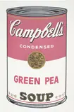 Andy Warhol, Green Pea, from Campbell's Soup I (F. & S. 50), 1968, Screenprint in colours (faded), on wove paper, with full margins