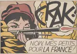 Roy Lichtenstein, CRAK! (C. II. 2), 1963/64, Offset lithograph in colours (faded), on light wove paper, with full margins