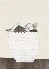 Untitled by Jonas Wood, 2009, Lithograph and screenprint in colours, on Coventry vellum paper, the full sheet, sold Jan 2022
