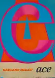 Harland Miller, ACE, 2019, Etching with woodcut in colours, on wove paper, the full sheet