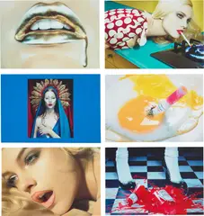 Miles Aldridge, Carousel, 2013, The complete set of 32 lithographs with screenprint in colours, on Hello Gloss paper, the full sheets, loose (as issued) all contained in the original printed cloth-covered portfolio