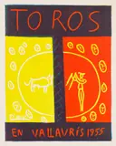 Toros en Vallauris 1955 (Bulls in Vallauris 1955) (Bl. 1265, Ba. 1029, Cz. 14) by Pablo Picasso, 1955, Linocut in colours, on light Registres-Torpes paper, with full margins, sold Jan 2022