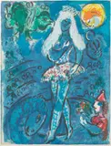 Le Cirque (The Circus): one plate (M. 516, C. 68) by Marc Chagall, 1967, Lithograph in colours, on Arches paper, the full sheet, sold Jan 2022