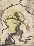 Joan Miró, Rupestres X (Cave Paintings X) (D. 1044), 1979, Etching and aquatint in colours, on Arches paper, the full sheet
