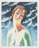 Kees van Dongen, Cérès (J. 8), 1948, Heliogravure and offset lithograph in colours, on BFK Rives paper, with full margins (horizontal creases present)