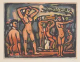 Georges Rouault, Automne (Autumn) (C. & R. 288), 1930, Aquatint in colours, on laid Montval paper, with full margins